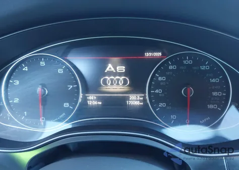 2013 Audi A6 2.0T Premium из США, поврежденный, VIN WAUGFAFC0DN063917